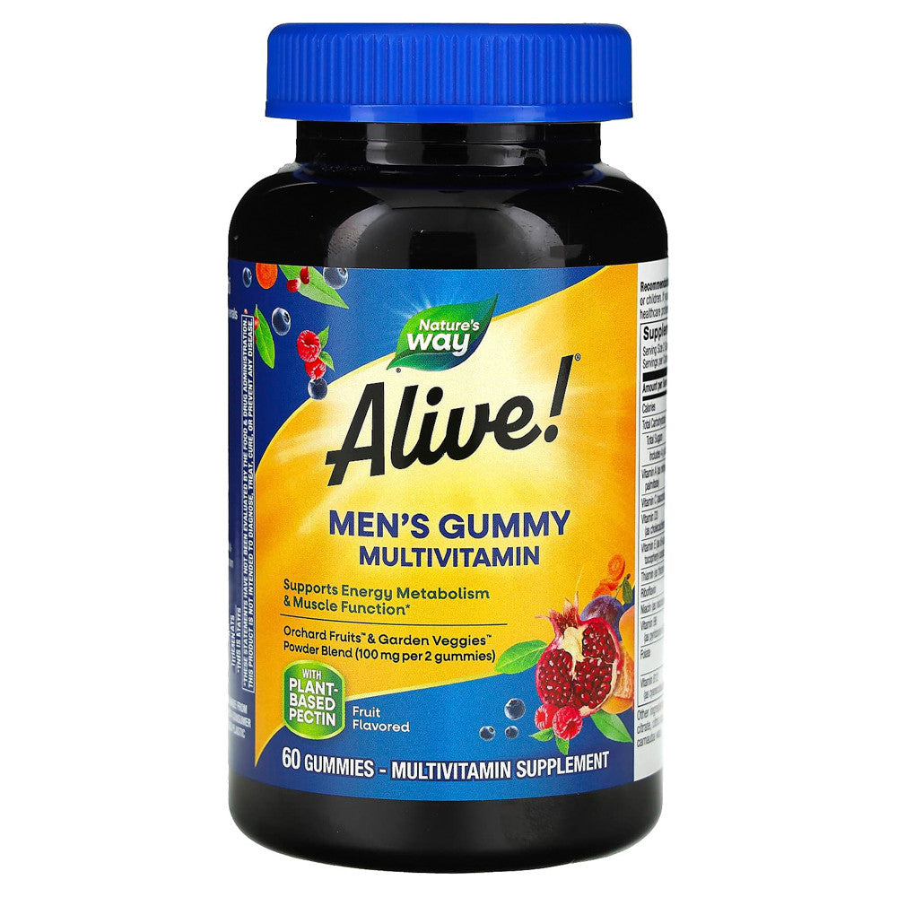 Natures Way Alive Mens Multivitamin Gummies - 60 Ea